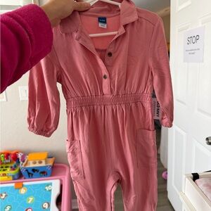 Old Navy Kids Coral Jumpsuit